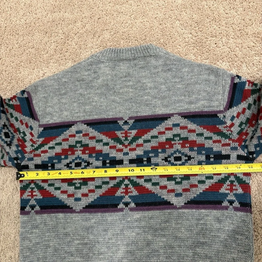 Vtg Pendleton High Grade Western Wear Wool Sweater Mens Medium Southwest Aztec